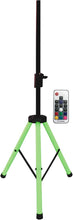 Load image into Gallery viewer, 2 MR DJ Color Stand LED Speaker Stand Tripod With LED lighting and IR control