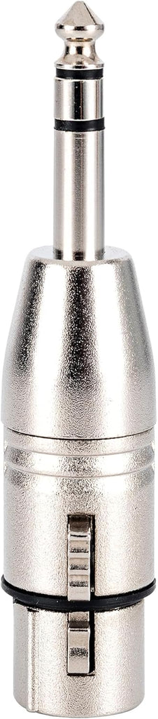 MR DJ XFTRS-2 1/4" TRS to Balanced XLR Female Adapter 2-Pack