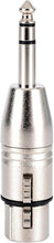 Load image into Gallery viewer, MR DJ XFTRS-2 1/4" TRS to Balanced XLR Female Adapter 2-Pack