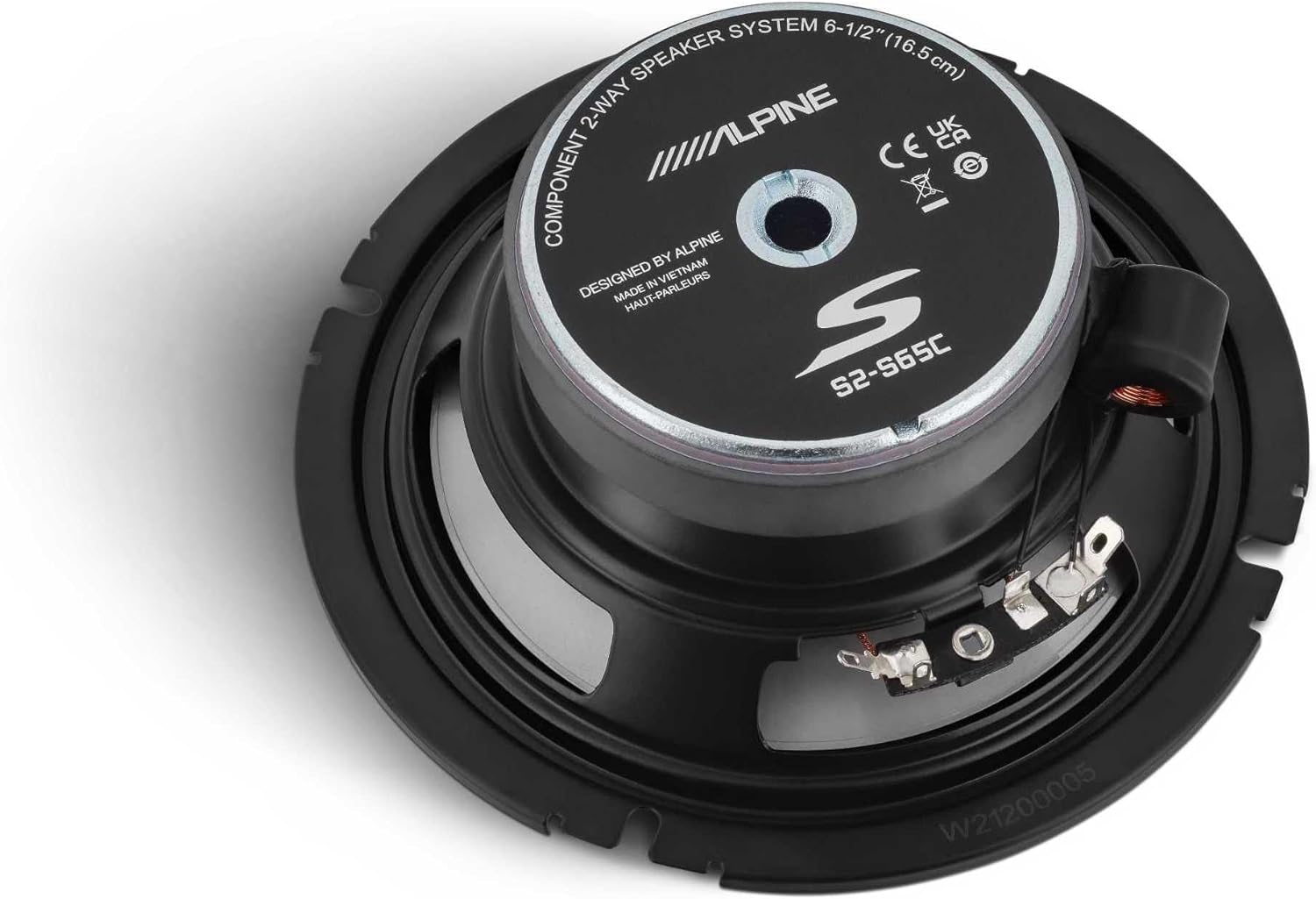 2 Pair Alpine S2-S65C 6-1/2" Component 2-Way Speaker System Bundle