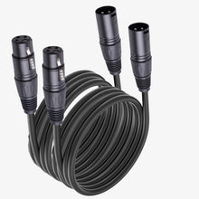 Load image into Gallery viewer, 2 MR DJ CXMXF100 100' XLR Male to XLR Female Microphone Balanced Instrumental Dj XLR Interconnect Cable