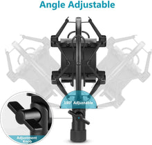 Load image into Gallery viewer, MR DJ SP00-B Universal Spider Microphone Shockmount for Vocal or Studio Condenser Microphones