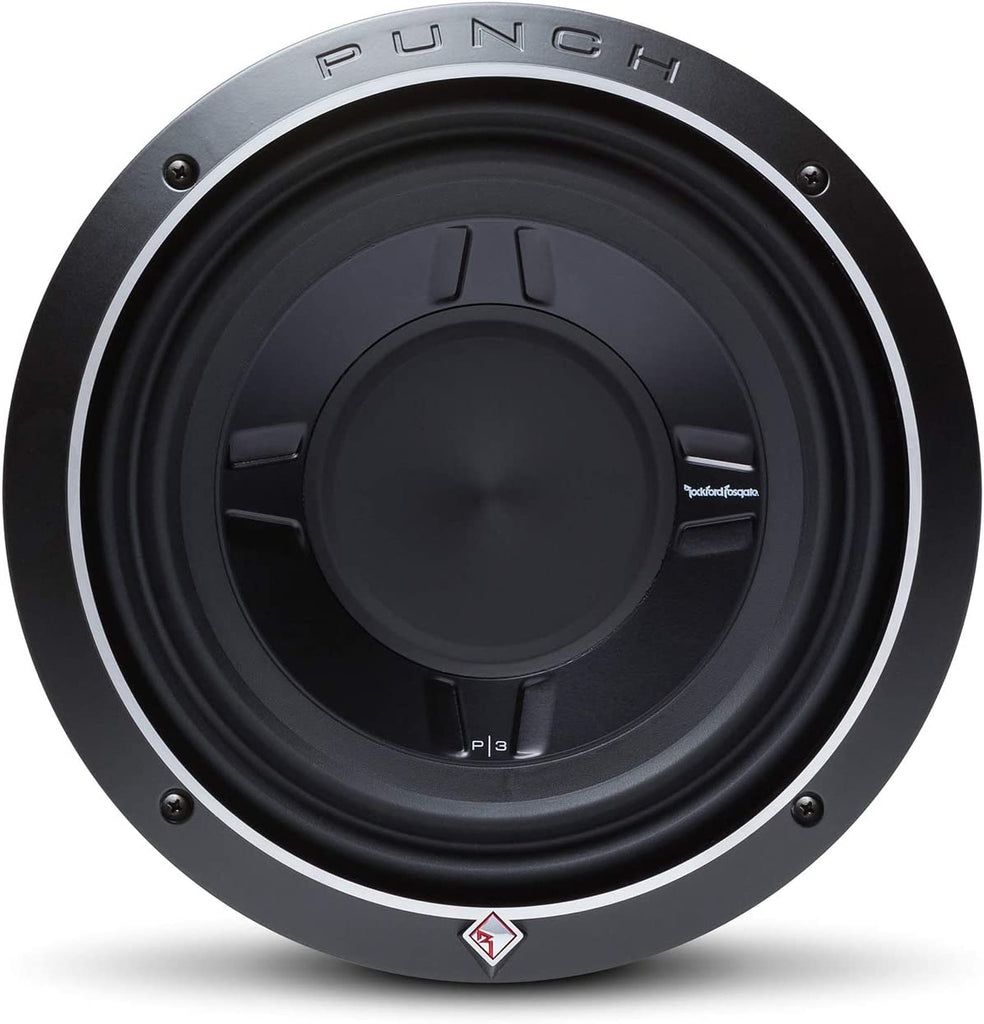 2 Rockford Fosgate Punch P3SD2-10 600W 10" Punch Series Dual 2-ohm Shallow Car Subwoofer