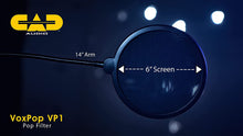 Load image into Gallery viewer, CAD Audio VP1 Pop Filter on 14" Gooseneck