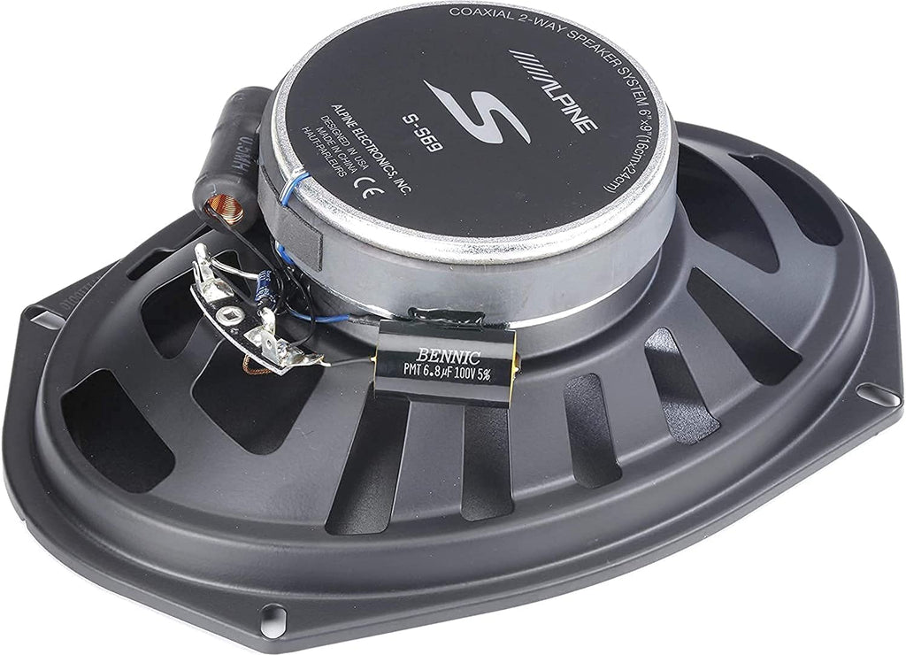 Alpine S-S69 6x9" Door Speaker Replacement Kit For 1994-02 Dodge Ram 2500/3500