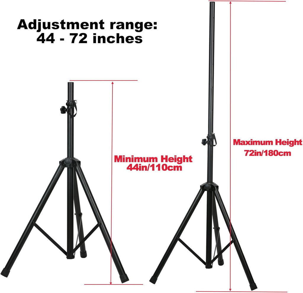 MR DJ SS350B Pro Universal Folding Tripod DJ PA Home On Stage Speaker Light Stand