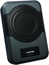 Load image into Gallery viewer, Alpine PWE-S8-WRA Powered Subwoofer 8" Amplified Custom Fit for 2011-up Jeep Wrangler 4 door Under Seat Plug and Play 120 Watt Amplified Subwoofer