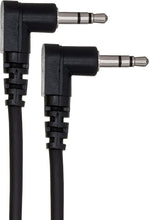 Load image into Gallery viewer, Hosa CMM-105RR Stereo Interconnect Cable Right angle 3.5mm TRS Male to Right angle 3.5mm TRS Male - 5 foot