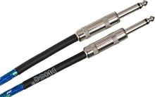 Load image into Gallery viewer, Hosa 3GT-PAK Cloth Guitar Cable, Hosa Straight to Same, 18 ft, Assorted Colors, 10 pc