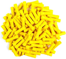 Load image into Gallery viewer, Install Bay YVBC4 Yellow Vinyl Butt Connector 4 Gauge - Package of 25
