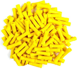 Install Bay 3MYVBC 3M™ Yellow Vinyl Butt Connector 12-10 Gauge Pkg of 100
