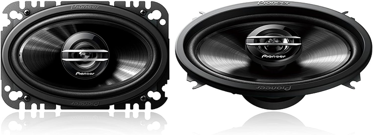 Pioneer Ts-G4620s 4" X 6" 200-Watt 2-Way Coaxial Speakers 8.3" x 6.9" x 2.6"