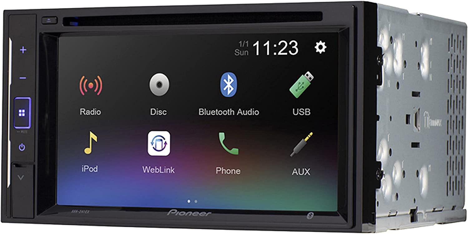 Pioneer AVH-241EX Double DIN DVD Receiver Dash install Kit for 2005 - 09 Ford Mustang