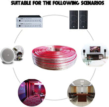 Load image into Gallery viewer, American Terminal SW14G25 14 Gauge 25' Speaker Wire 2 Conductor Audio Marine Cable