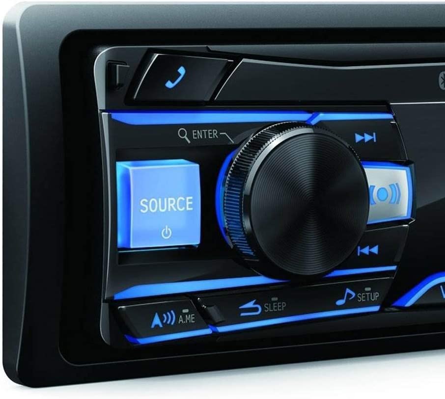 Alpine UTE-73BT, Single-DIN Car Digital Media Audio Stereo Bluetooth, USB MP3