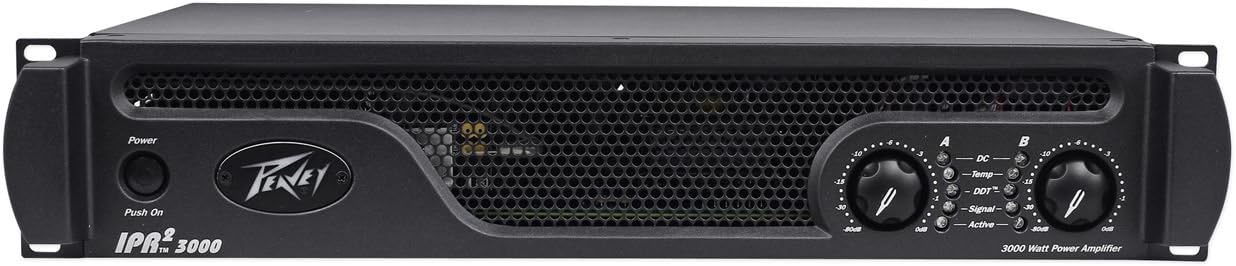 Peavey IPR2 3000 3000 Watt Class D Pro Power Amplifier + 2 Stand & Cables