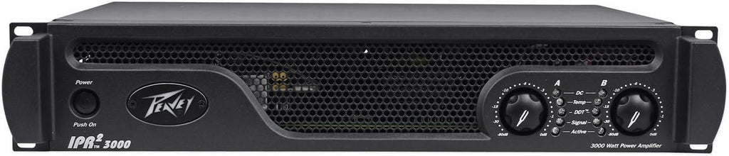 Peavey IPR2 3000 3000 Watt Class D Pro Power Amplifier Amp+ Mic System+2 Cables