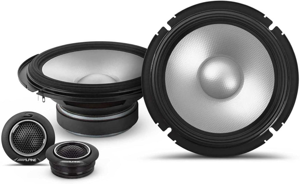 Alpine UTE-73BT In-Dash Media Receive S2-S65C 6.5" Component S2-S69 6x9" Speaker