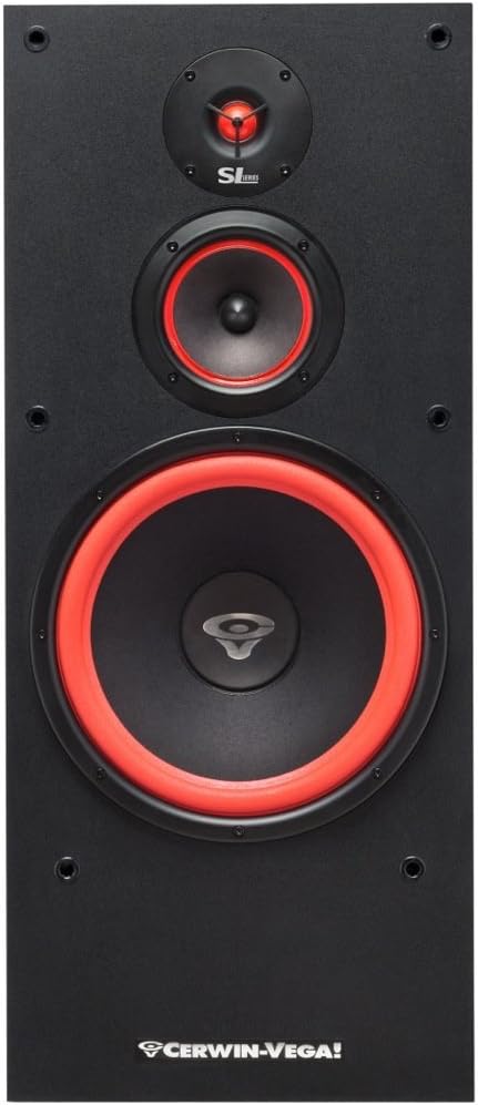 2 CERWIN VEGA SL-12 12" 3-Way 300 Watts Floor Standing Tower Speaker