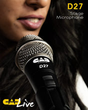 Load image into Gallery viewer, CAD Audio D27 SuperCardioid Dynamic Microphone with On/Off Switch
