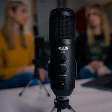 Load image into Gallery viewer, CAD Audio U49 USB Large Format Side Address Studio Microphone with Headphone Monitor and Echo