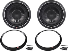 Load image into Gallery viewer, 2 Rockford Fosgate P3SD4-12 1600W 12" Dual 4Ohm Shallow Mount Truck Car Subwoofer