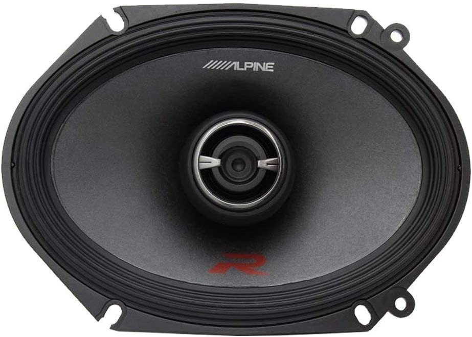 Alpine R-S68 6x8" 2-Way Car Speakers with METRA 72-5512 Speaker Wire Harness Compatible With 1993-2002 Mazda 626