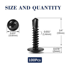 Load image into Gallery viewer, American Terminal 200 pcs #8 x 3/4" Self-Tapping Truss Head Screws