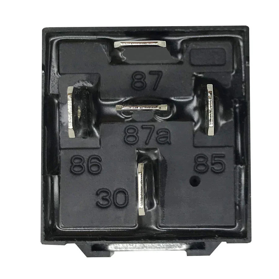 10 Absolute USA 12V 30/40 Amp SPDT Automotive Marine Bosch / Tyco Style 5 Pin Relay with Wires & Harness Socket