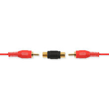 Load image into Gallery viewer, Absolute FF-100B-10 Gold RCA Female-to-Female Coupler Adapter 10 Pack