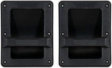 Load image into Gallery viewer, 2 MR DJ HND86 8.3" X 6.5" Speaker Cabinet Plastic Bar Handles Black Recessed Heavy Duty