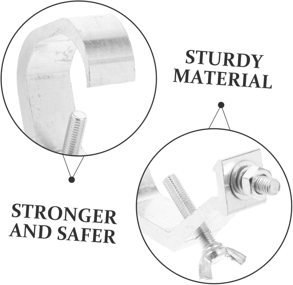 2 MR Truss CL55 Universal Multi Purpose Aluminum Hooks Stage Lighting Clamps for Truss