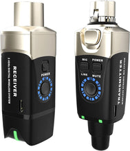 Load image into Gallery viewer, Xvive U3C Microphone Wireless System 2.4GHz Wireless XLR Transmitter and Receiver for Condenser Microphone, Audio Mixer, PA System