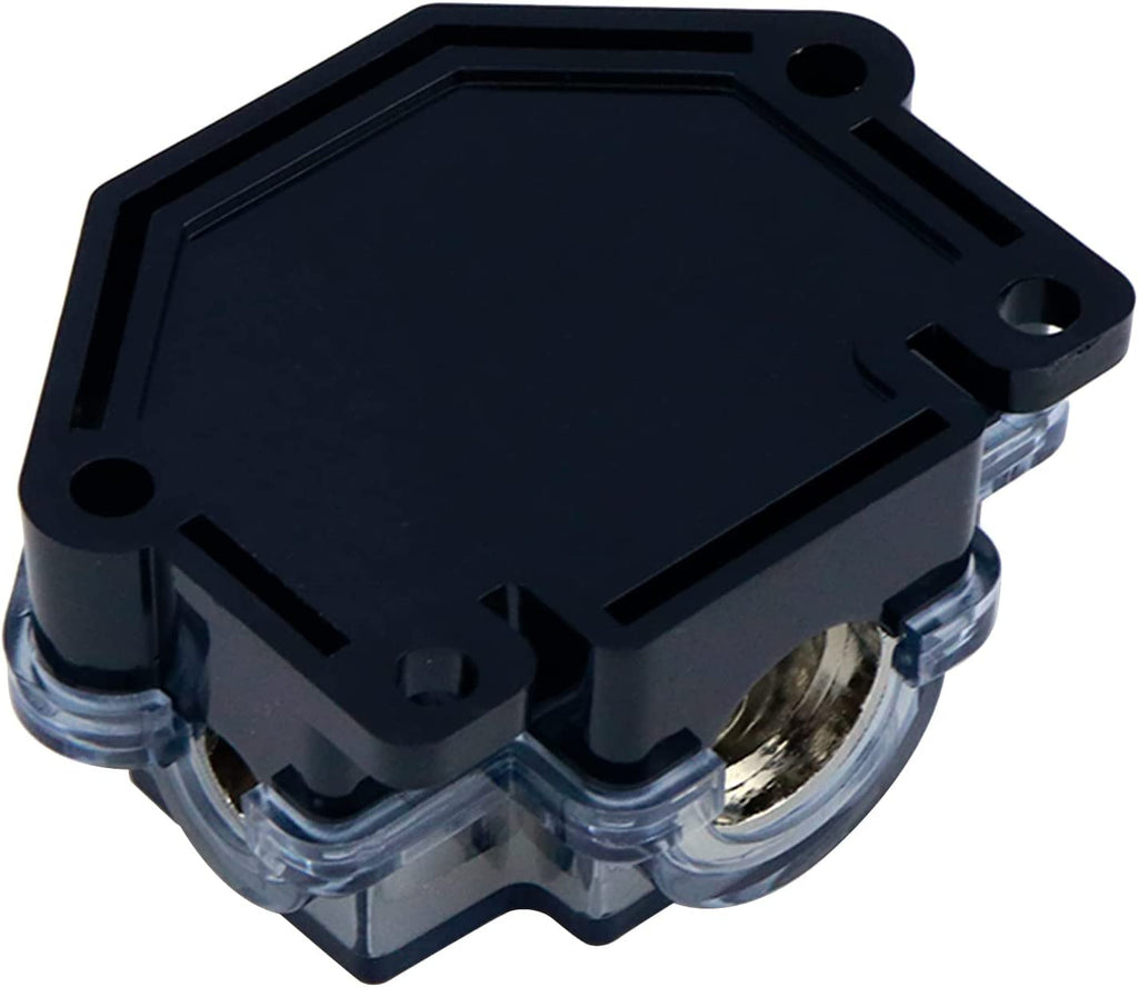 2 Absolute PD-150C 0-2-4 Gauge 1 in 5 Ways Out Power Splitter Distribution Block