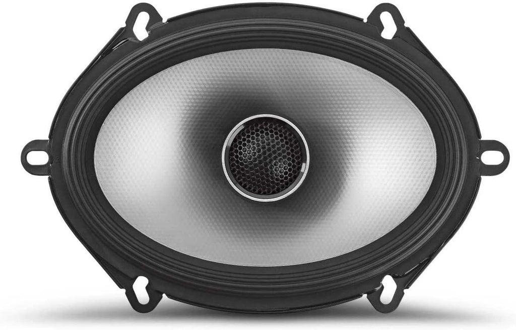2 Alpine S2-S68 5x7" 6x8" Coaxial Speakers & Harness Fit 1987-Up Ford
