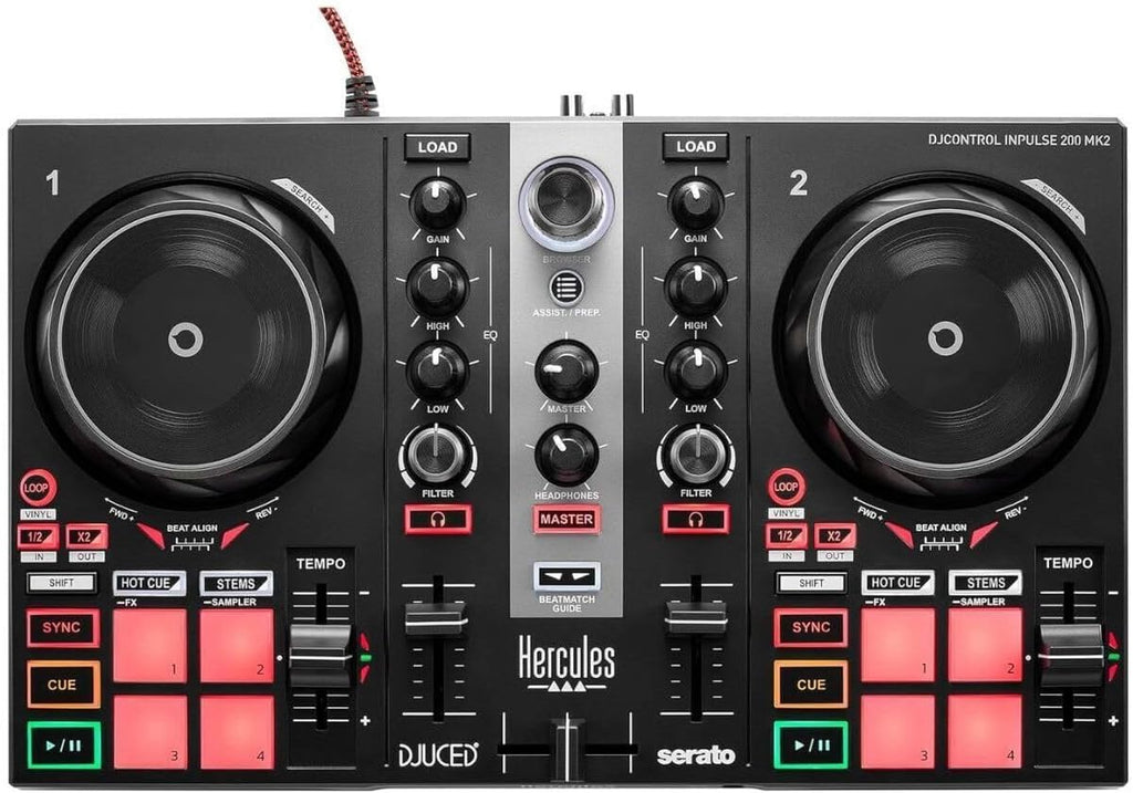 Hercules DJ-LEARNING-KIT-MK2 DJLearning Kit MK2 Complete DJ System for Beginners