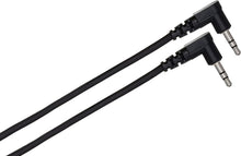 Load image into Gallery viewer, Hosa CMM-105RR Stereo Interconnect Cable Right angle 3.5mm TRS Male to Right angle 3.5mm TRS Male - 5 foot