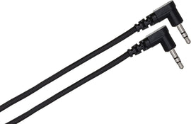 Hosa CMM-105RR Stereo Interconnect Cable Right angle 3.5mm TRS Male to Right angle 3.5mm TRS Male - 5 foot