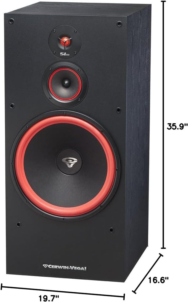 CERWIN VEGA SL-15 15" 3-Way 400 Watts Floor Standing Tower Speaker