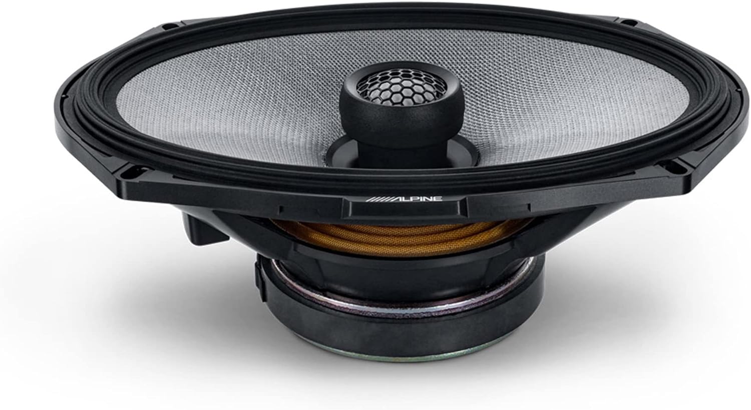 Alpine R2-S69 R-Series 6"x9" 600W 2-Way Car Coaxial Speakers & KIT10 Installation AMP Kit