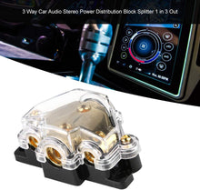Load image into Gallery viewer, Absolute PD-130G 2-4 Gauge 1 in 3 Ways Out Power Splitter Distribution Block