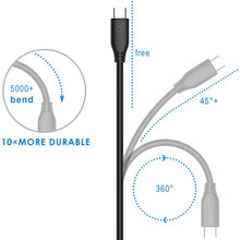 Load image into Gallery viewer, American Terminal USB-C to USB-A 3.0 Cable 6 Feet Type C Charging and Data Transfer 10-Pack
