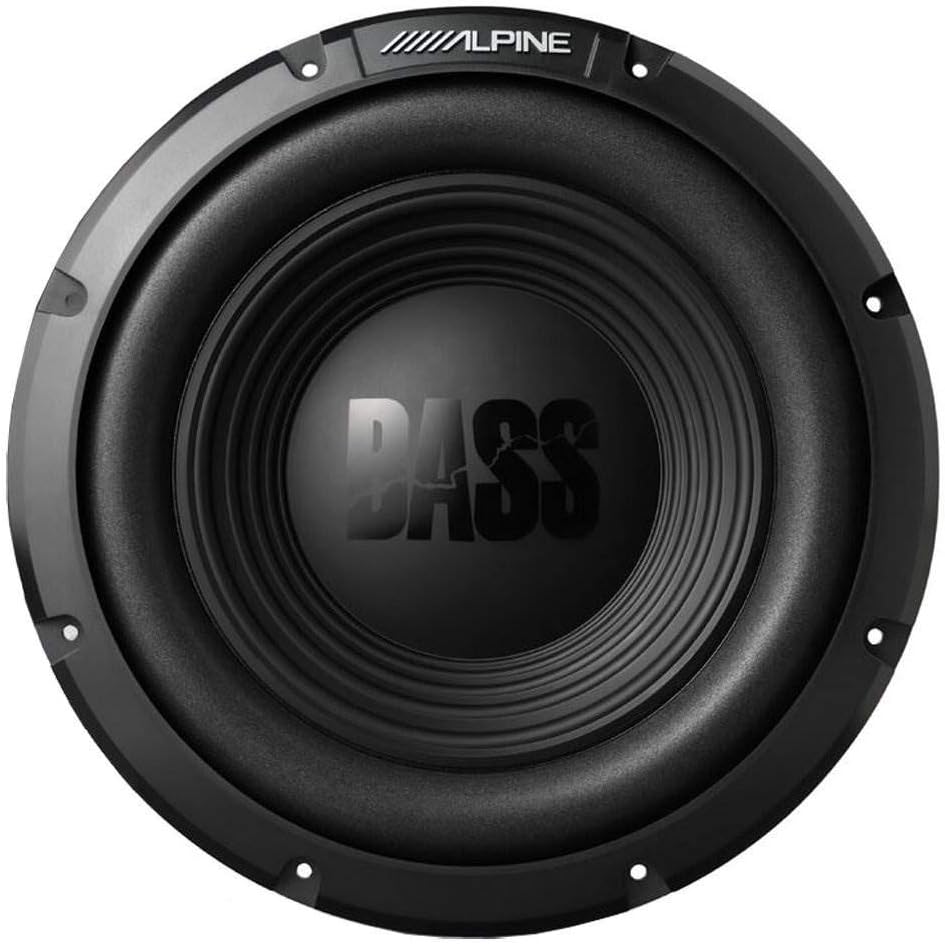 Alpine W10S4 Car Subwoofer 10" Bass Subwoofer 750W Single 4 ohm Car Subwoofer