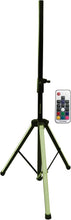 Load image into Gallery viewer, 2 MR DJ SS600LED Color Stand Universal Color-Changing Stand LED Speaker Stand Tripod Telescoping