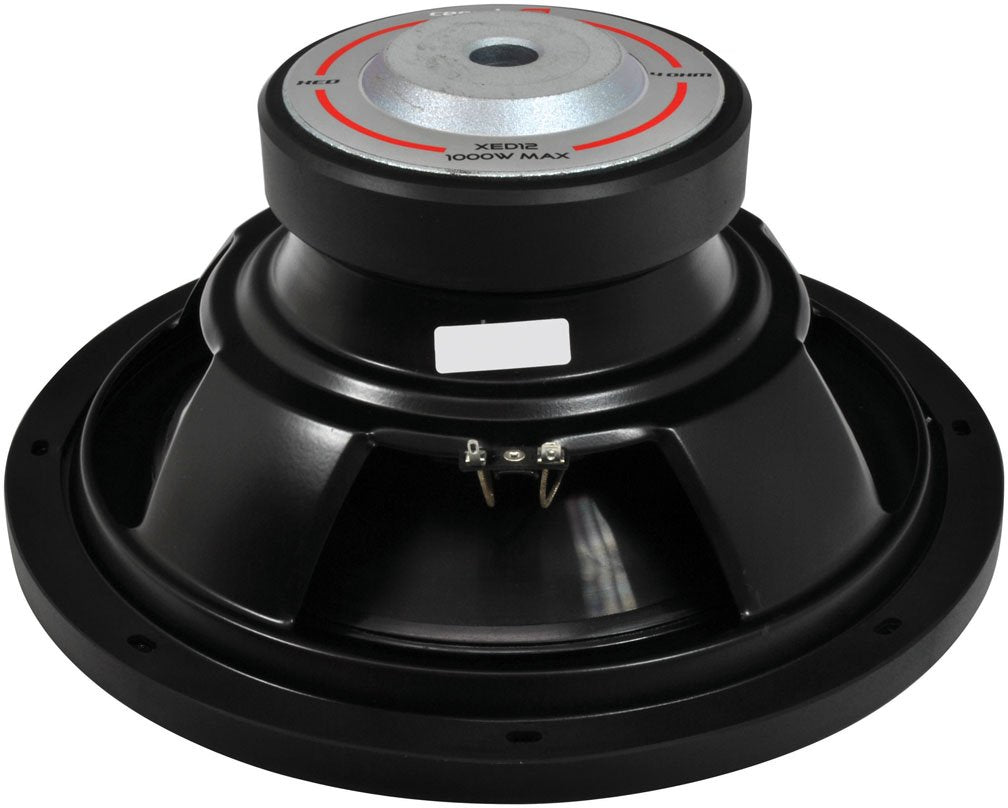 2 Cerwin Vega XED12V2 1000W 12" SVC 4-OHM Car Audio Subwoofer Woofer