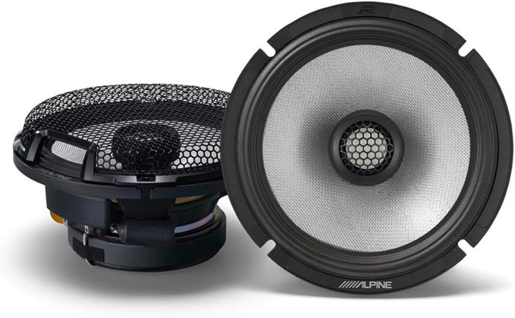 2 Alpine R2-S65.2 6.5" speakers + R2-A60F 600W 4-Ch Amp + KIT4 4 Gauge Wiring Kit