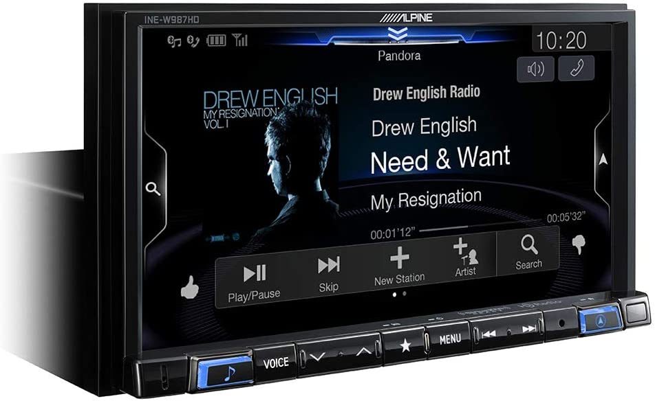 Alpine Bundle INE-W987HD 7-Inch Nav Receiver & PAC RPK4-FD2201 2015 and up Ford F-150 & Super Duty W/ 4.2 Display Kit