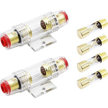 Load image into Gallery viewer, 2 Patron Audio PAFU80 80 Amp Inline AGU Fuse Holder Fits 4, 8 &amp; 10 Gauge Wire