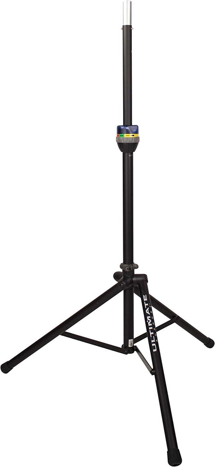 2 Ultimate Support TS-90B TeleLock Series Lift-assist Aluminum Speaker Stand Bundle