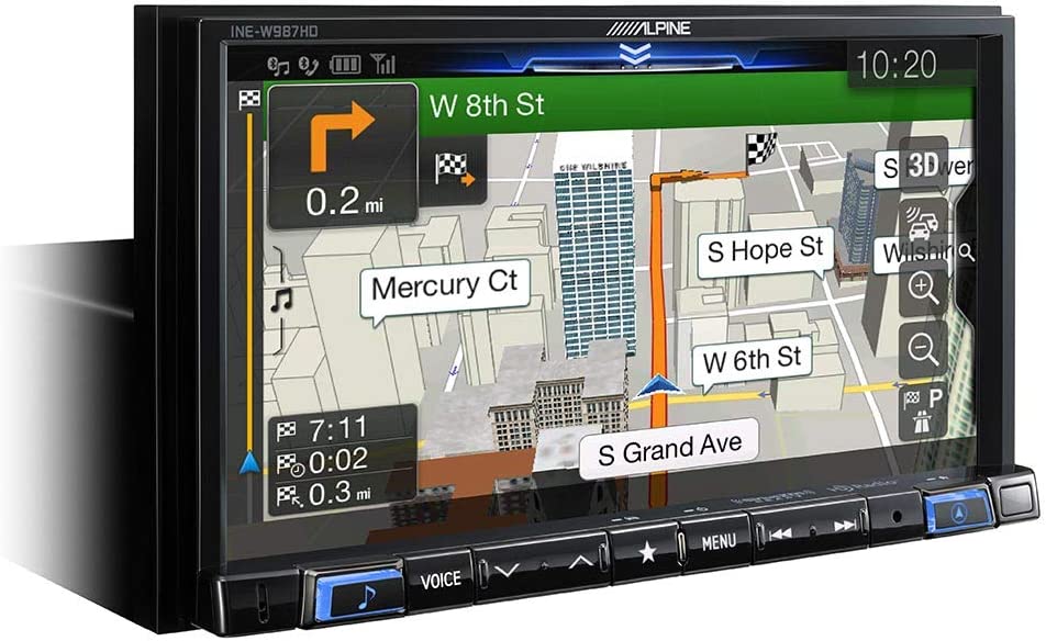 Alpine Bundle INE-W987HD 7-Inch Nav Receiver & PAC RPK4-FD2201 2015 and up Ford F-150 & Super Duty W/ 4.2 Display Kit